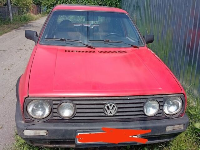 Красный Фольксваген Гольф, объемом двигателя 1.3 л и пробегом 58 тыс. км за 1300 $, фото 1 на Automoto.ua