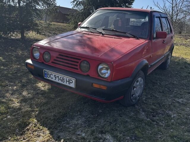 Красный Фольксваген Гольф, объемом двигателя 1.6 л и пробегом 490 тыс. км за 1693 $, фото 1 на Automoto.ua