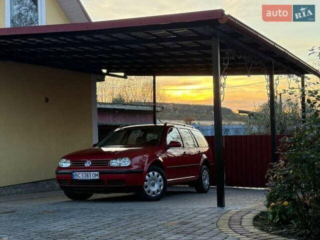 Червоний Фольксваген Гольф, об'ємом двигуна 1.6 л та пробігом 187 тис. км за 4450 $, фото 1 на Automoto.ua