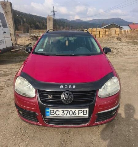 Красный Фольксваген Гольф, объемом двигателя 1.9 л и пробегом 275 тыс. км за 4900 $, фото 1 на Automoto.ua