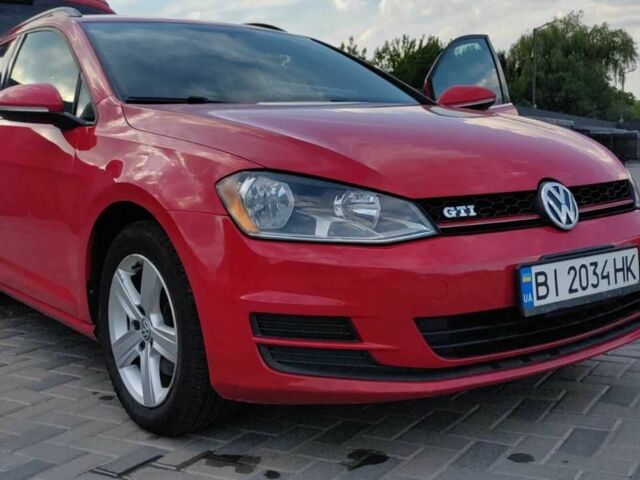 Фольксваген Гольф 2015 в Полтаве на Automoto.ua Красный Фольксваген Гольф, объемом двигателя 2 л и пробегом 133 тыс. км за 11250 $, фото 1 на Automoto.ua