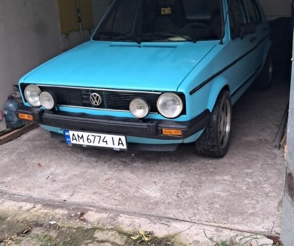 Синій Фольксваген Гольф, об'ємом двигуна 1.3 л та пробігом 232 тис. км за 2500 $, фото 1 на Automoto.ua