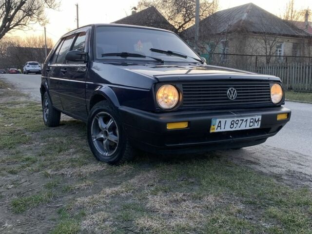 Синий Фольксваген Гольф, объемом двигателя 1.6 л и пробегом 674 тыс. км за 1599 $, фото 1 на Automoto.ua