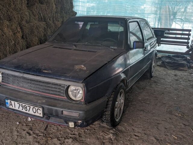 Синий Фольксваген Гольф, объемом двигателя 1.6 л и пробегом 435 тыс. км за 1800 $, фото 1 на Automoto.ua