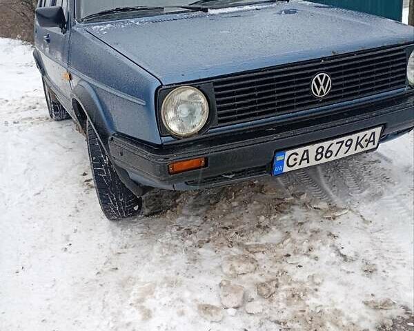 Синий Фольксваген Гольф, объемом двигателя 1.59 л и пробегом 250 тыс. км за 1650 $, фото 1 на Automoto.ua