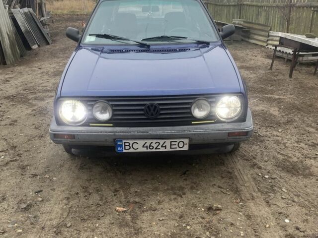 Синий Фольксваген Гольф, объемом двигателя 1.6 л и пробегом 286 тыс. км за 1500 $, фото 1 на Automoto.ua