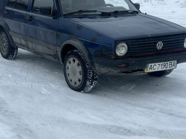 Синій Фольксваген Гольф, об'ємом двигуна 1.9 л та пробігом 300 тис. км за 850 $, фото 1 на Automoto.ua