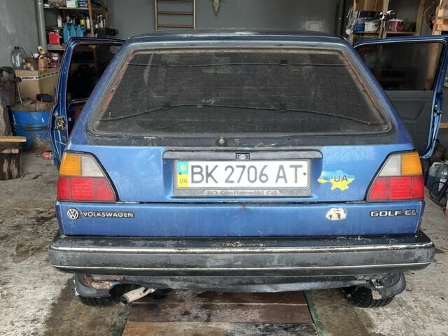 Синій Фольксваген Гольф, об'ємом двигуна 1.6 л та пробігом 200 тис. км за 570 $, фото 1 на Automoto.ua