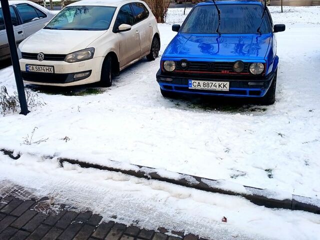 Синий Фольксваген Гольф, объемом двигателя 2 л и пробегом 310 тыс. км за 1450 $, фото 1 на Automoto.ua