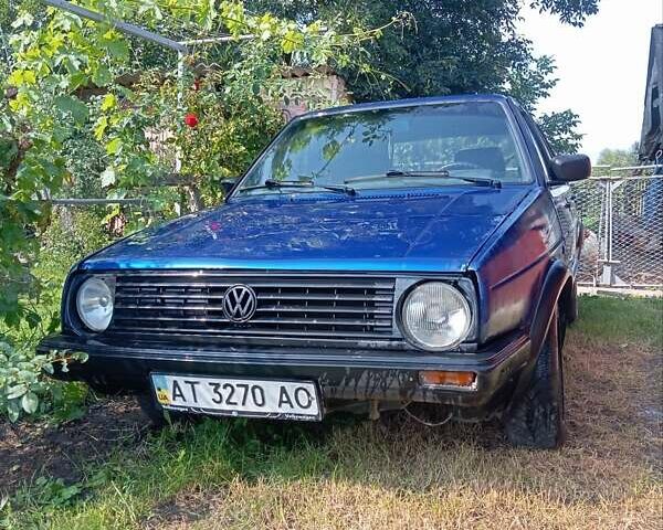 Синий Фольксваген Гольф, объемом двигателя 1.3 л и пробегом 548 тыс. км за 590 $, фото 1 на Automoto.ua