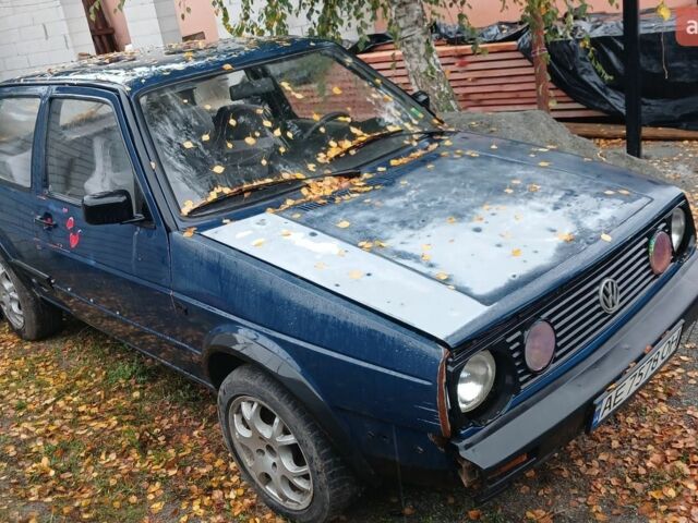 Синий Фольксваген Гольф, объемом двигателя 1.6 л и пробегом 190 тыс. км за 1100 $, фото 1 на Automoto.ua
