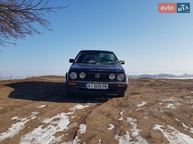 Синий Фольксваген Гольф, объемом двигателя 1.78 л и пробегом 351 тыс. км за 1500 $, фото 1 на Automoto.ua