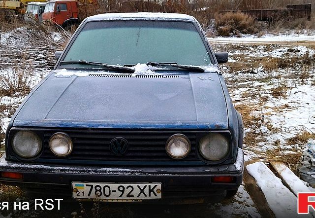 Синий Фольксваген Гольф, объемом двигателя 13 л и пробегом 198 тыс. км за 750 $, фото 1 на Automoto.ua