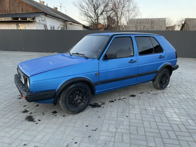 Синій Фольксваген Гольф, об'ємом двигуна 1.8 л та пробігом 320 тис. км за 1300 $, фото 1 на Automoto.ua