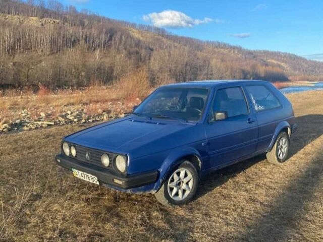 Синий Фольксваген Гольф, объемом двигателя 1.3 л и пробегом 218 тыс. км за 760 $, фото 1 на Automoto.ua