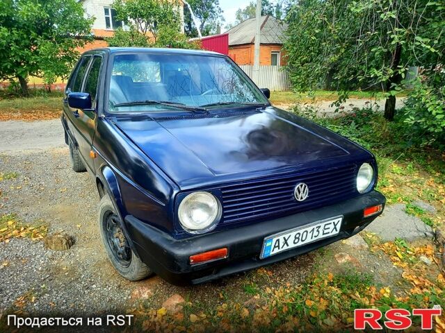 Синий Фольксваген Гольф, объемом двигателя 1.8 л и пробегом 121 тыс. км за 1000 $, фото 1 на Automoto.ua