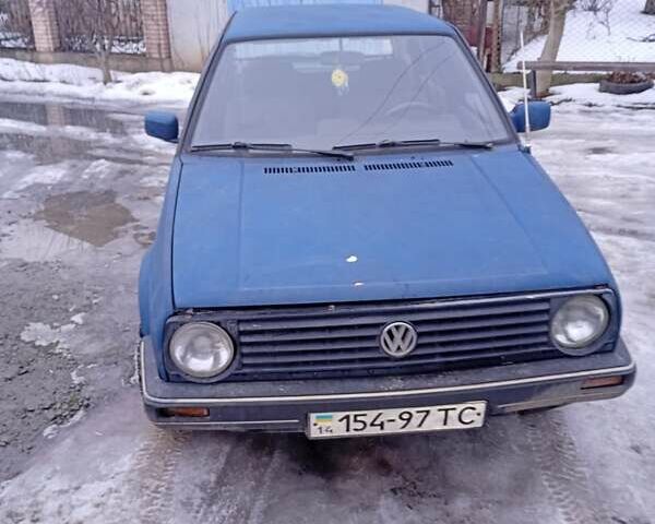 Синій Фольксваген Гольф, об'ємом двигуна 1.3 л та пробігом 300 тис. км за 1050 $, фото 1 на Automoto.ua