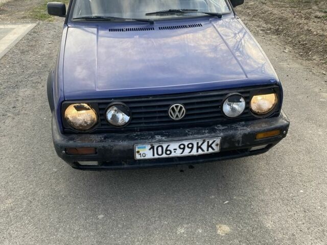 Синий Фольксваген Гольф, объемом двигателя 1.8 л и пробегом 250 тыс. км за 550 $, фото 1 на Automoto.ua
