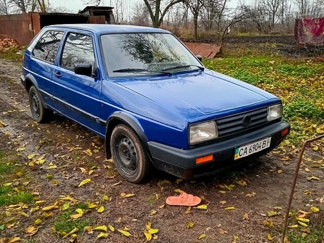 Синий Фольксваген Гольф, объемом двигателя 1.6 л и пробегом 87 тыс. км за 1000 $, фото 1 на Automoto.ua