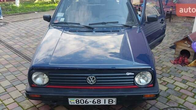 Синий Фольксваген Гольф, объемом двигателя 1.6 л и пробегом 399 тыс. км за 1200 $, фото 1 на Automoto.ua