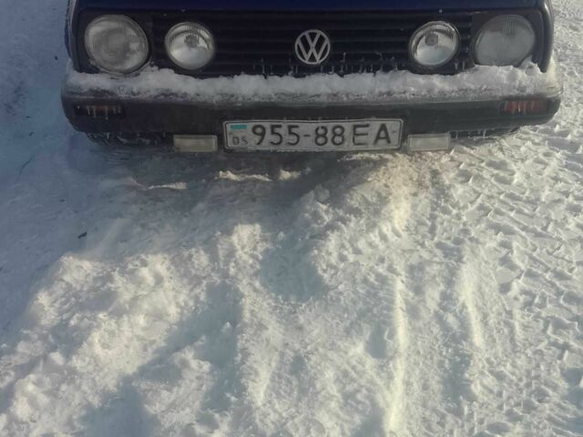 Синий Фольксваген Гольф, объемом двигателя 1.8 л и пробегом 200 тыс. км за 1200 $, фото 1 на Automoto.ua