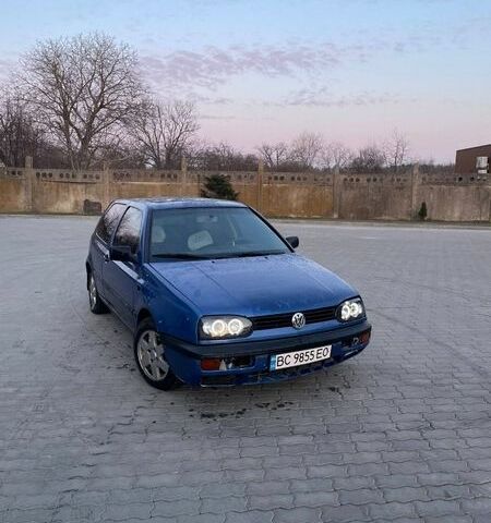 Синій Фольксваген Гольф, об'ємом двигуна 1.4 л та пробігом 150 тис. км за 1600 $, фото 1 на Automoto.ua
