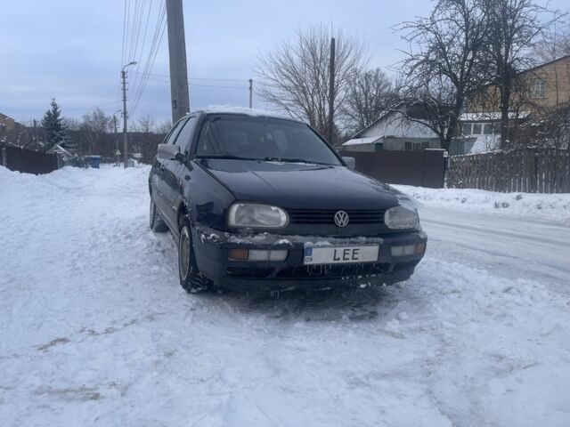 Синий Фольксваген Гольф, объемом двигателя 1.9 л и пробегом 230 тыс. км за 3000 $, фото 1 на Automoto.ua