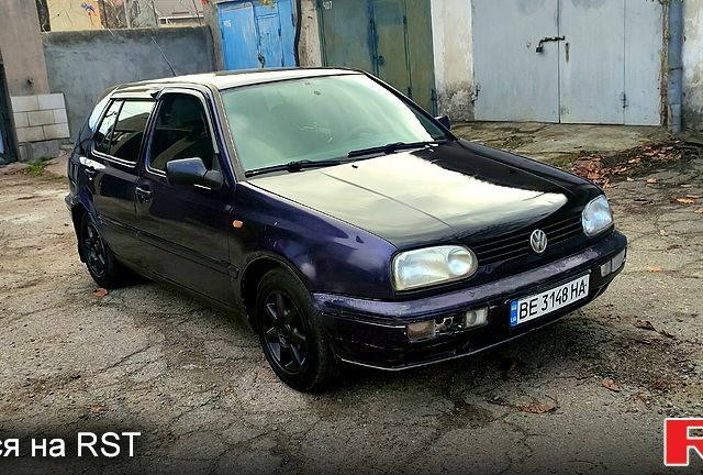 Синий Фольксваген Гольф, объемом двигателя 1.4 л и пробегом 250 тыс. км за 1799 $, фото 1 на Automoto.ua