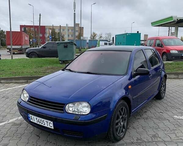 Синий Фольксваген Гольф, объемом двигателя 1.9 л и пробегом 248 тыс. км за 4500 $, фото 1 на Automoto.ua