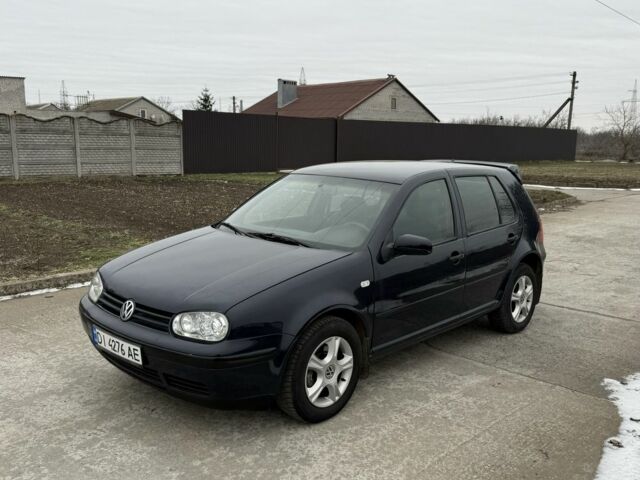 Синий Фольксваген Гольф, объемом двигателя 1.9 л и пробегом 230 тыс. км за 4499 $, фото 1 на Automoto.ua