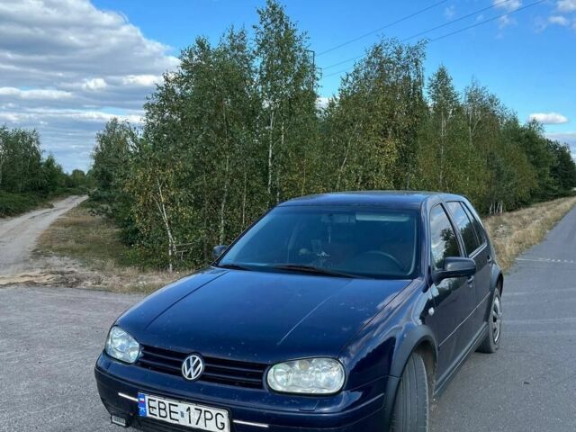 Синій Фольксваген Гольф, об'ємом двигуна 2 л та пробігом 405 тис. км за 1400 $, фото 1 на Automoto.ua