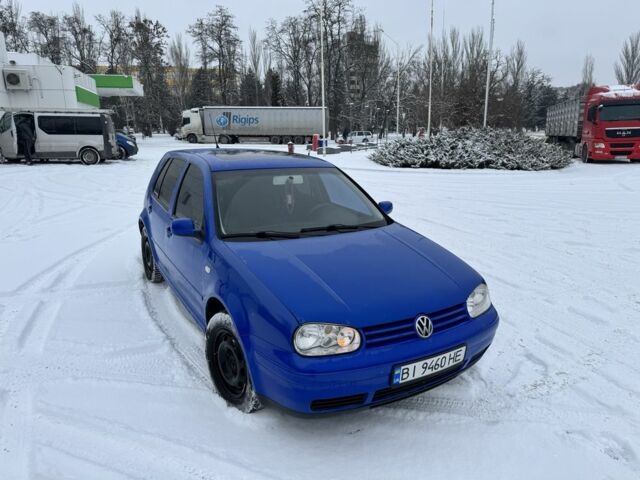 Синій Фольксваген Гольф, об'ємом двигуна 2 л та пробігом 290 тис. км за 4000 $, фото 1 на Automoto.ua