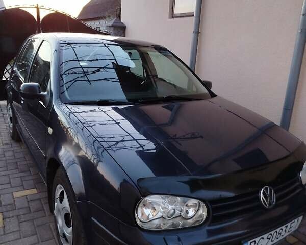 Синий Фольксваген Гольф, объемом двигателя 1.4 л и пробегом 236 тыс. км за 3100 $, фото 1 на Automoto.ua