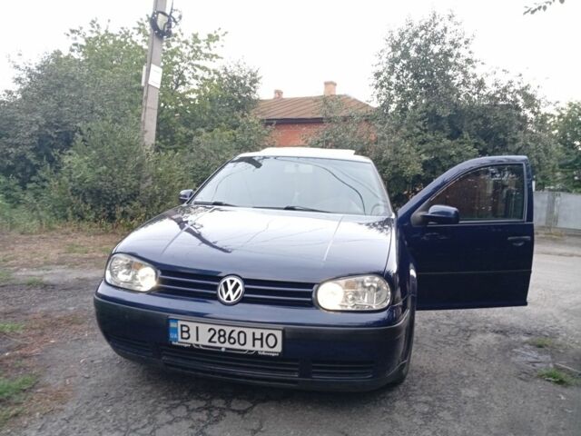 Синий Фольксваген Гольф, объемом двигателя 1.4 л и пробегом 239 тыс. км за 3700 $, фото 1 на Automoto.ua