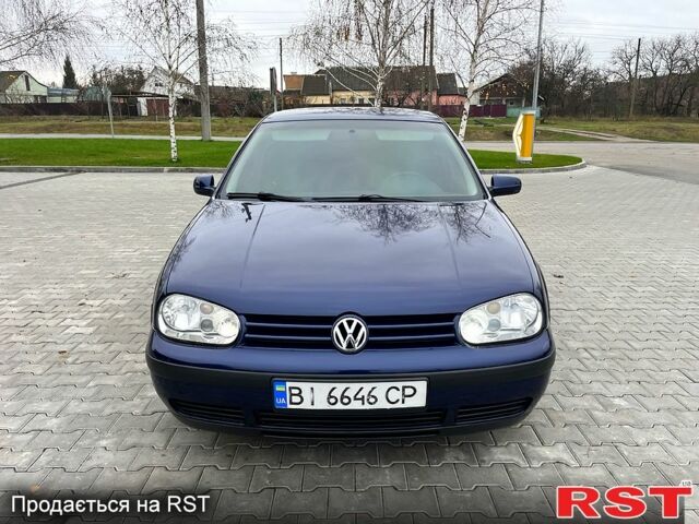 Синий Фольксваген Гольф, объемом двигателя 1.9 л и пробегом 231 тыс. км за 4550 $, фото 1 на Automoto.ua
