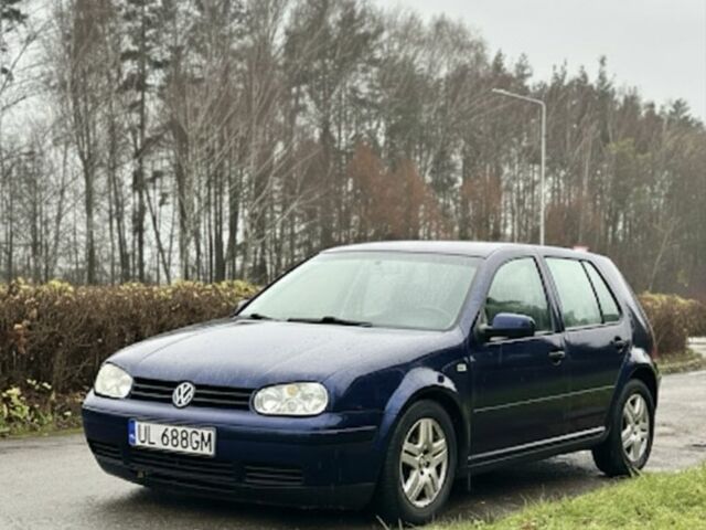 Синий Фольксваген Гольф, объемом двигателя 1.4 л и пробегом 222 тыс. км за 1400 $, фото 1 на Automoto.ua