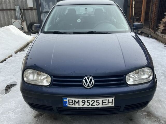 Синий Фольксваген Гольф, объемом двигателя 1.4 л и пробегом 281 тыс. км за 3000 $, фото 1 на Automoto.ua