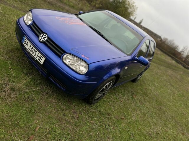 Фольксваген Гольф 2000 в Новоукраинке на Automoto.ua Синий Фольксваген Гольф, объемом двигателя 1.9 л и пробегом 1 тыс. км за 3900 $, фото 1 на Automoto.ua