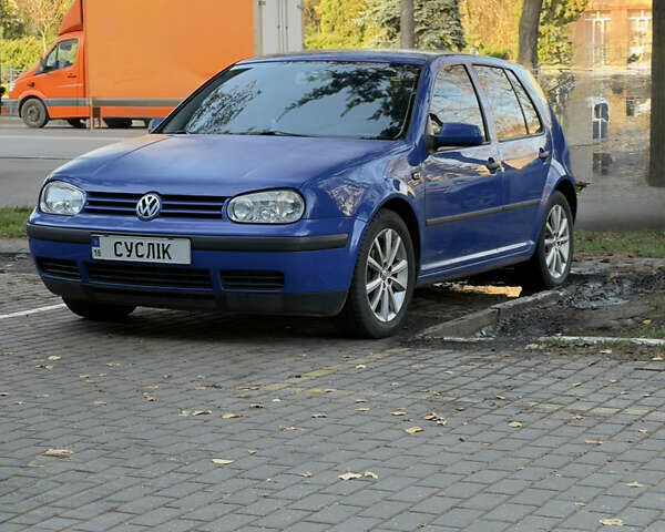 Синій Фольксваген Гольф, об'ємом двигуна 1.6 л та пробігом 218 тис. км за 4500 $, фото 1 на Automoto.ua