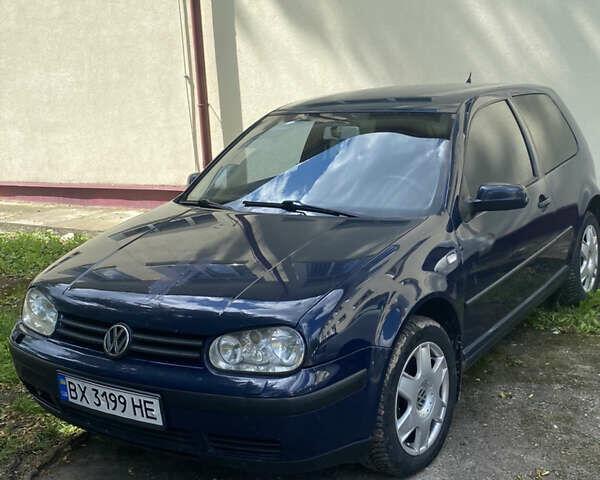Синий Фольксваген Гольф, объемом двигателя 1.9 л и пробегом 350 тыс. км за 4300 $, фото 1 на Automoto.ua