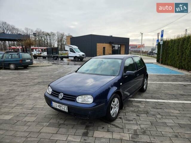 Синий Фольксваген Гольф, объемом двигателя 1.9 л и пробегом 354 тыс. км за 1150 $, фото 1 на Automoto.ua