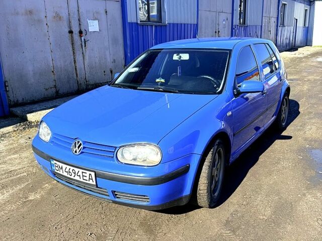 Синий Фольксваген Гольф, объемом двигателя 1.6 л и пробегом 219 тыс. км за 3600 $, фото 1 на Automoto.ua
