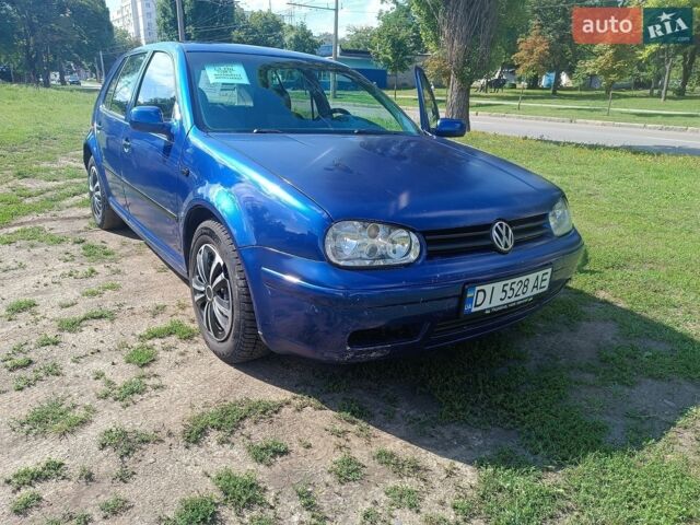 Синій Фольксваген Гольф, об'ємом двигуна 1.9 л та пробігом 217 тис. км за 2950 $, фото 1 на Automoto.ua