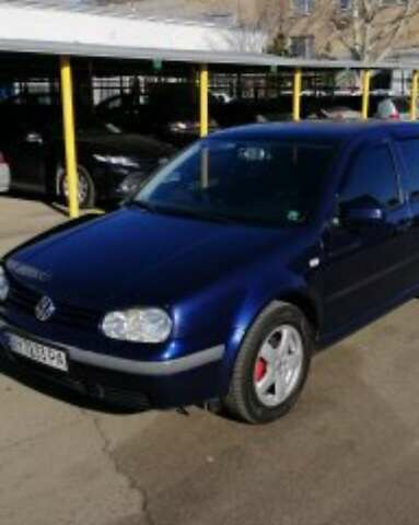Синий Фольксваген Гольф, объемом двигателя 1.4 л и пробегом 240 тыс. км за 4000 $, фото 1 на Automoto.ua