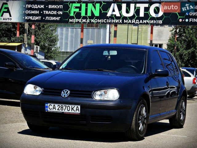 Синий Фольксваген Гольф, объемом двигателя 1.39 л и пробегом 252 тыс. км за 3700 $, фото 1 на Automoto.ua
