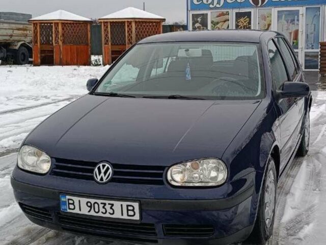 Синий Фольксваген Гольф, объемом двигателя 1.39 л и пробегом 206 тыс. км за 4300 $, фото 1 на Automoto.ua