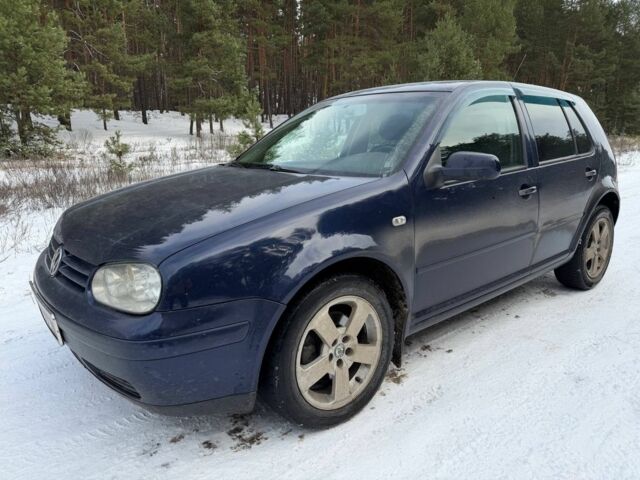 Синий Фольксваген Гольф, объемом двигателя 1.9 л и пробегом 220 тыс. км за 3950 $, фото 1 на Automoto.ua