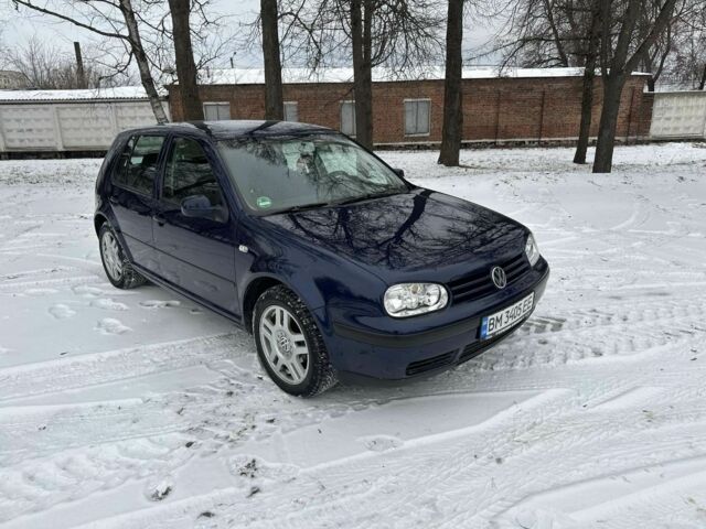 Синий Фольксваген Гольф, объемом двигателя 1.4 л и пробегом 186 тыс. км за 4600 $, фото 1 на Automoto.ua