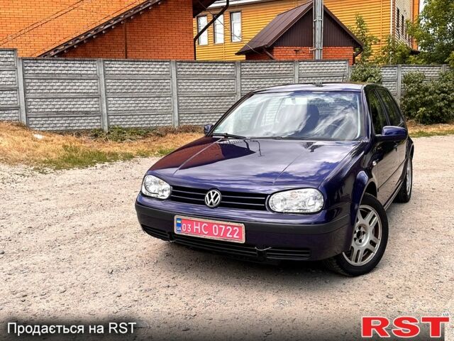 Синий Фольксваген Гольф, объемом двигателя 1.4 л и пробегом 267 тыс. км за 4599 $, фото 1 на Automoto.ua