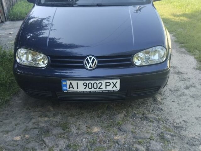 Синий Фольксваген Гольф, объемом двигателя 1.4 л и пробегом 221 тыс. км за 4300 $, фото 1 на Automoto.ua